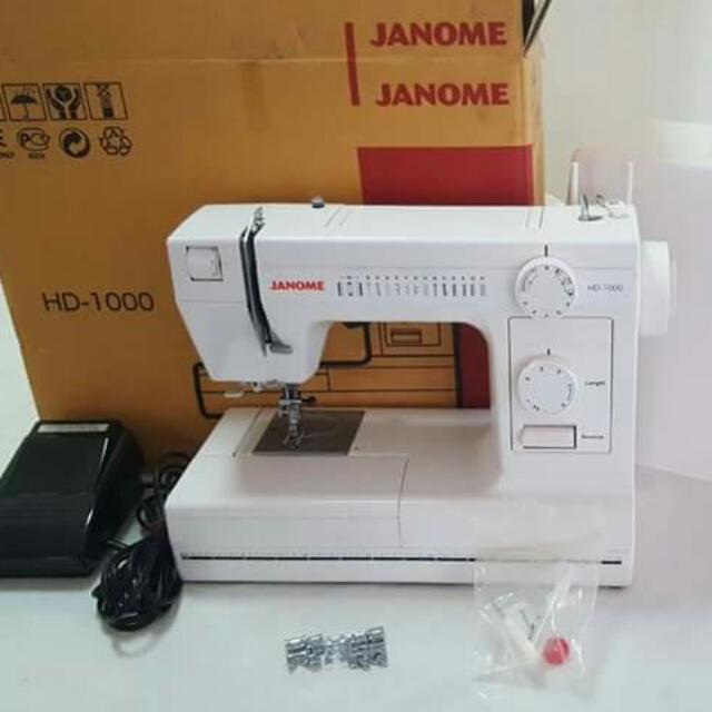 Janome HD1000 Sewing Machine, Hobbies & Toys, Stationery & Craft, Craft