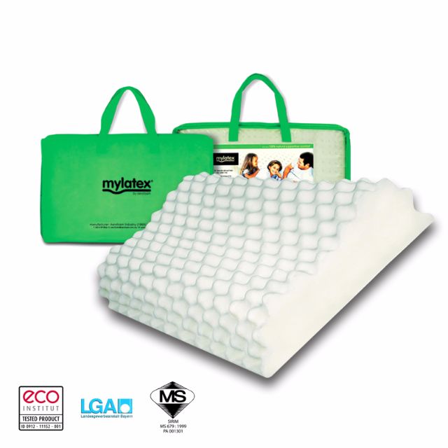 Mylatex Premium Grade 100 Natural Latex Contour Pillow Acrt Myl