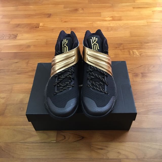 kyrie 2 black gold