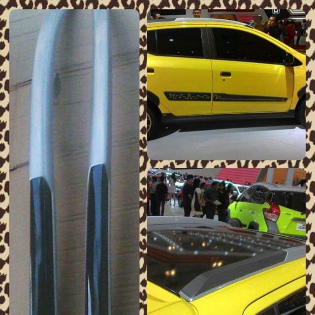 Roof shop rail agya