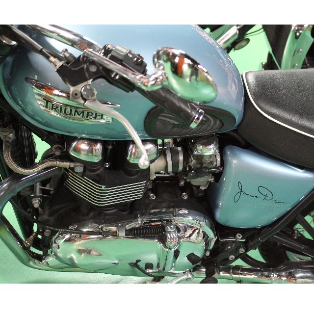 Triumph Bonneville T100 James Dean Anniversary Edition, Motorbikes on