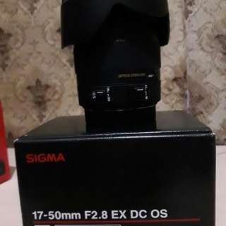 Sigma 17-50 2.8 Ex DC OS For Canon