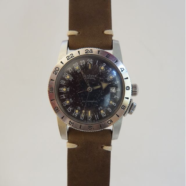 Glycine Airman Pilots Automatic 24 Hour Watch