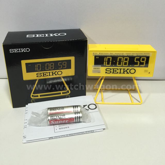 SOLD OUT 🔥🔥Seiko Countdown Style Sports Timing LCD Digital Clock QHL062Y,  Furniture & Home Living, Home Decor, Clocks on Carousell