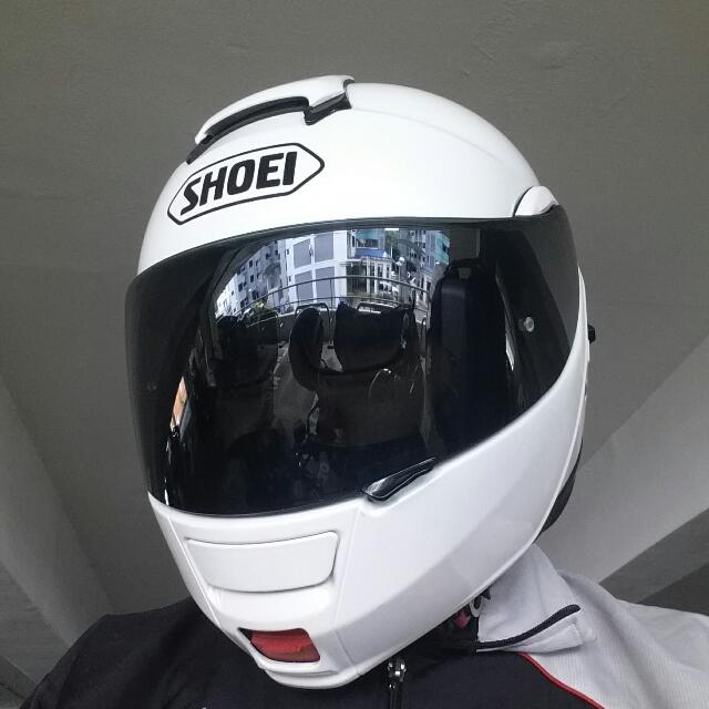 Shoei dark smoke visor clearance