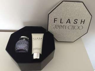Jimmy Choo FLASH perfume and body lotion set