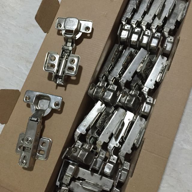20 Pcs Heavy Duty Cabinet Hinges Soft Closing Furniture On