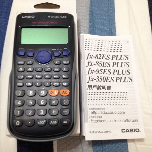 Casio Fx 350es Plus 工程計算機 教科書在旋轉拍賣
