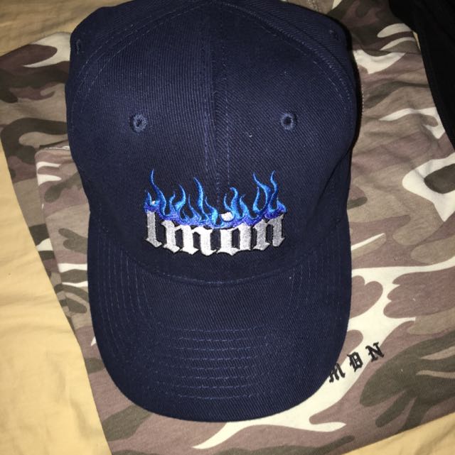 Lmdn Flame Logo Cap Navy Men s Fashion Tops Sets Tshirts