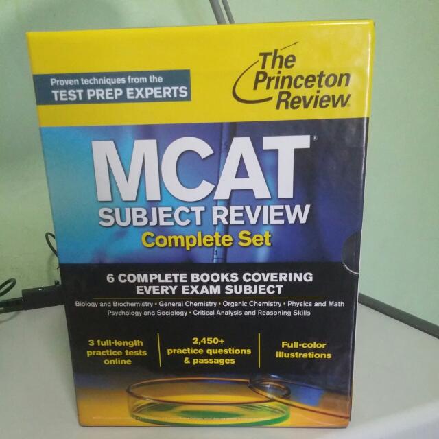 Mcat 2015 The Princeton Review Complete Subject Review 6 Books