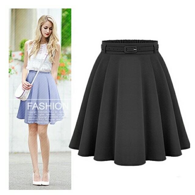 mid length skater skirt