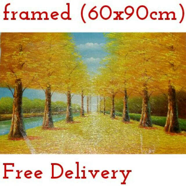 Promotions 50 Off Hand Painted Money Tree Oil Painting On