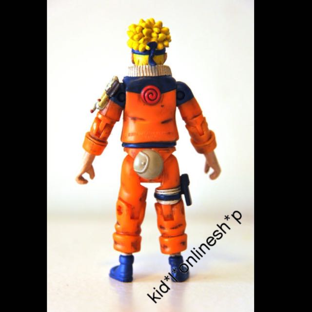 絕版罕有日本經典卡通動畫 狐忍 火影忍者 Japan Naruto Ninja Academy Action Figure 5吋嗚門 嗚人 ...