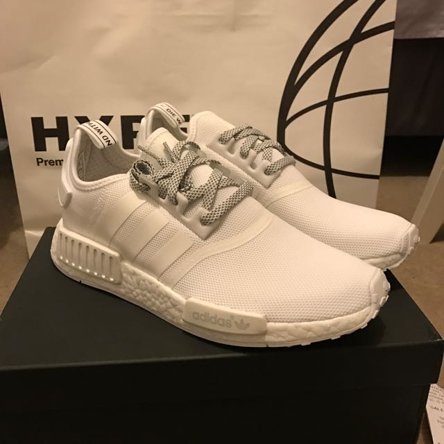 NEGOTIABLE ADIDAS NMD R1 TRIPLE WHITE Luxury Apparel on Carousell