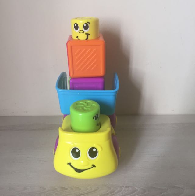 fisher price stack 'n surprise blocks blockity pop dump truck, Hobbies