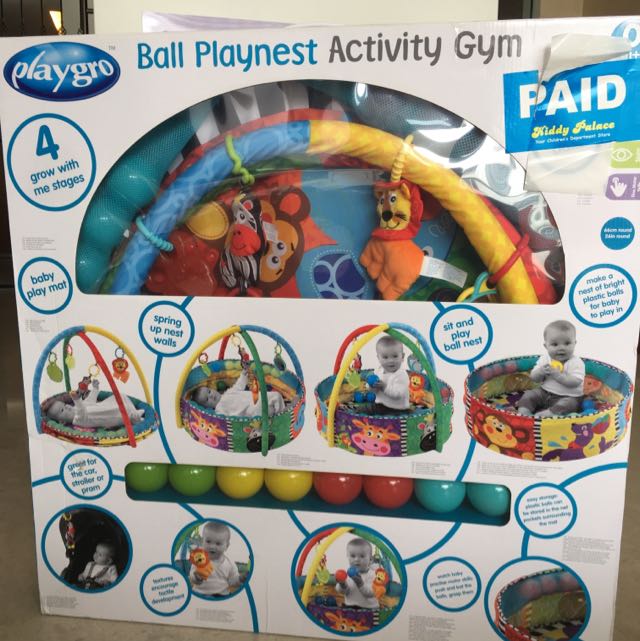 playgro ball playnest activity gym