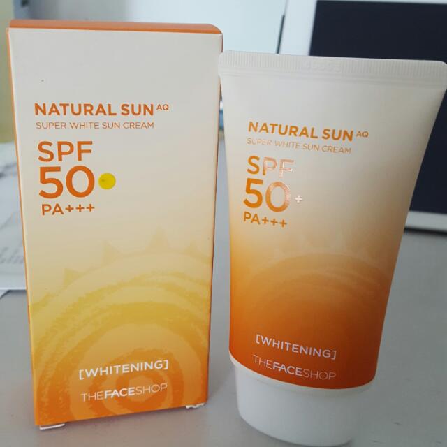 face whitening sunscreen