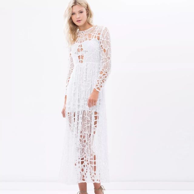 white alice mccall dress