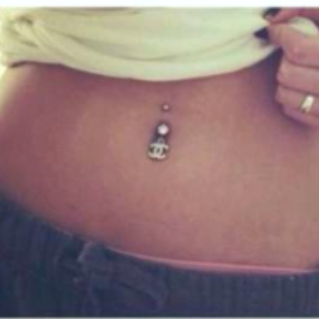 Chanel Belly Button Rings  Belly jewelry, Belly button rings