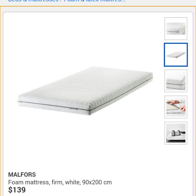 Ikea Malfors Single Foam Mattress Furniture On Carousell