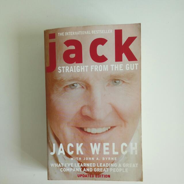 Jack Straight From The Gut By Jack Welch Books Stationery Fiction On Carousell