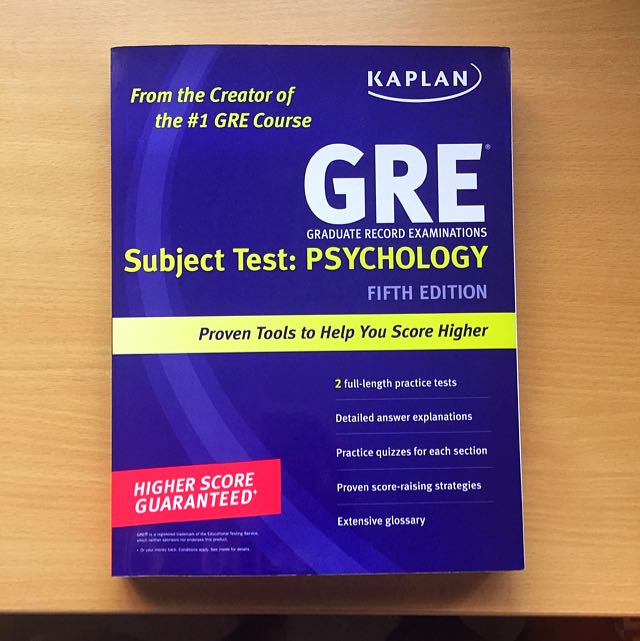 Kaplan GRE Subject Test Psychology Fifth Edition, Hobbies & Toys, Books
