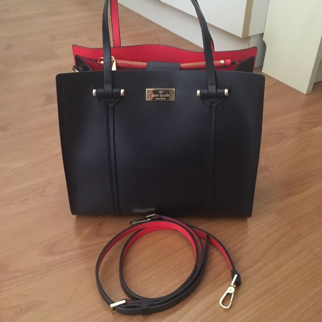 Kate Spade Small Elodie Arbour Hill, Luxury, Bags & Wallets on Carousell