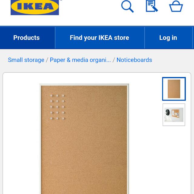New Ikea Corkboard, Furniture & Home Living, Home Improvement