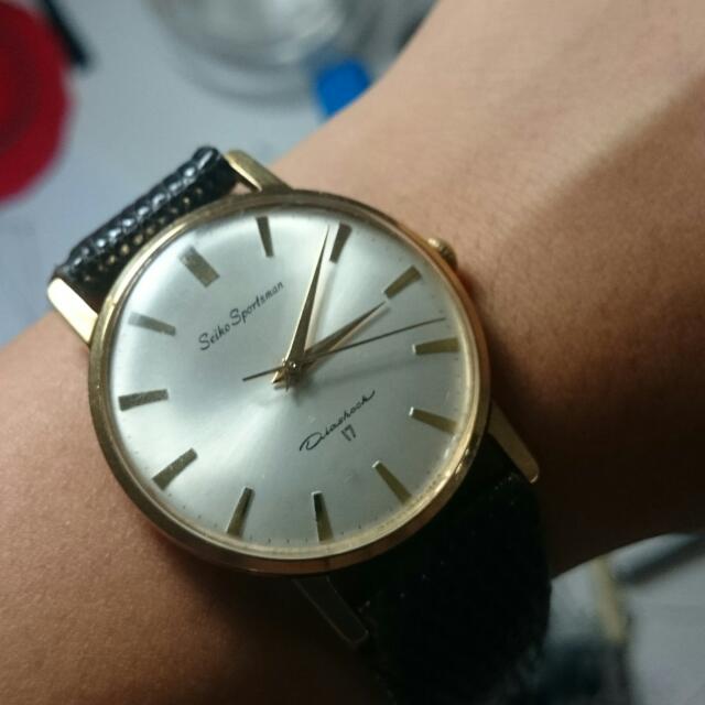 Seiko sportsman 17 sales jewels