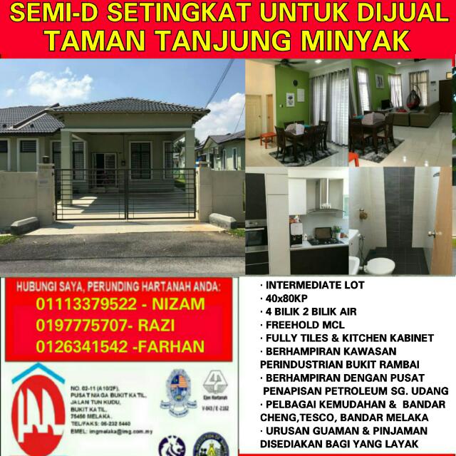 Semi D Setingkat Taman Tanjung Minyak Property For Sale On Carousell