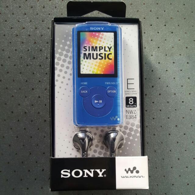 Sony NWZ E384 Blue, Audio, Portable Music Players on Carousell