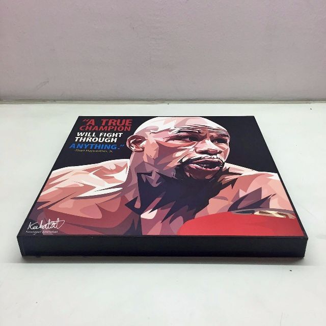 The Famous Pop Art By Keetatat Sitthiket Floyd Mayweather Design