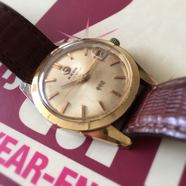 Vintage 1960 s 41 Jewels Rado 990 Luxury Watches on Carousell