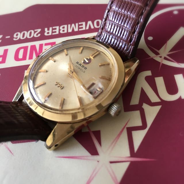 Vintage 1960 s 41 Jewels Rado 990 Luxury Watches on Carousell