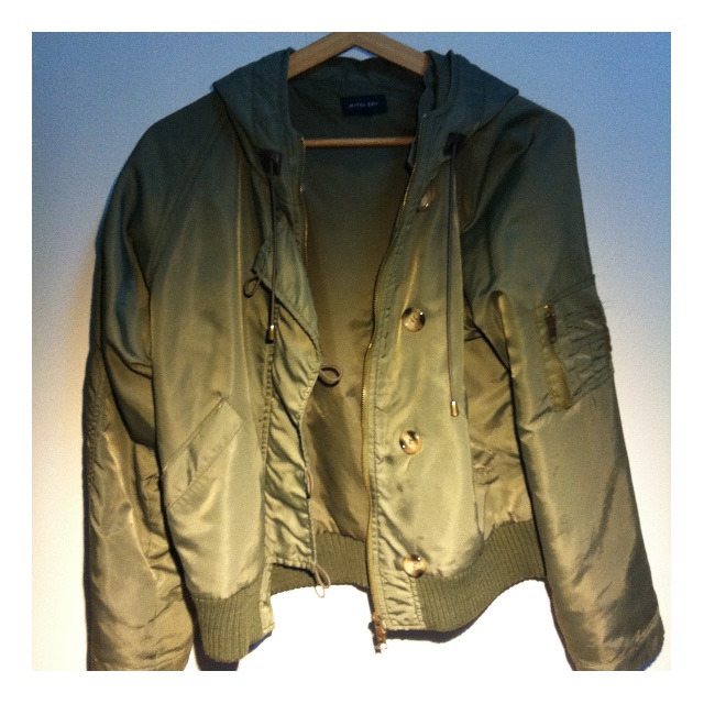 Sale Witchery Khaki Olive Bomber Jacket Mathilda Leon The