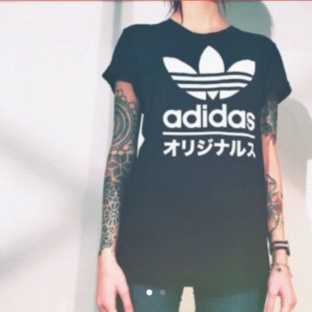 Adidas Japanese Tee Women s Fashion Tops Shirts on Carousell