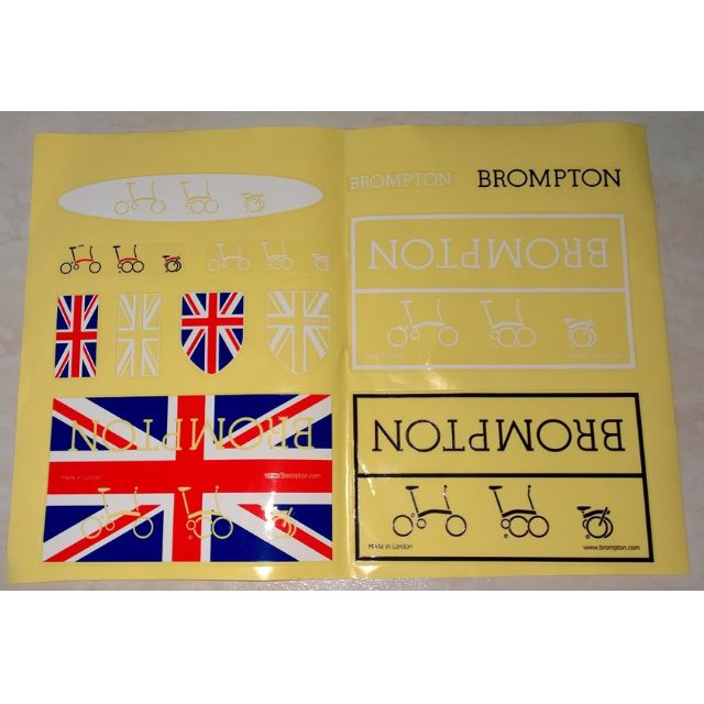 brompton stickers