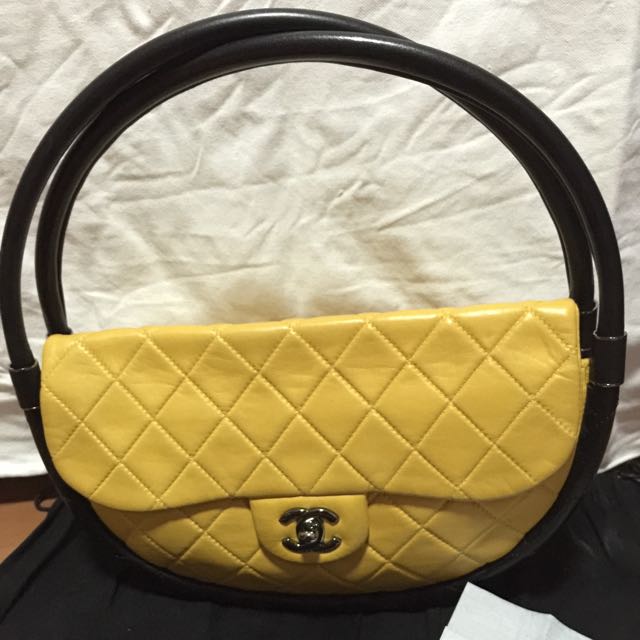 Chanel Hula Hoop Bag Yellow Limited Edition, Luxury, Bags & Wallets on  Carousell