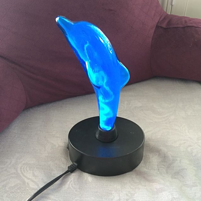 Dolphin Lava Lamp Home Furniture on Carousell