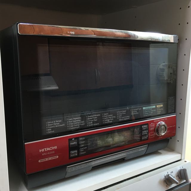 HITACHI Superheated Steam, Steam, Grill Microwave Oven MROAV200E, TV
