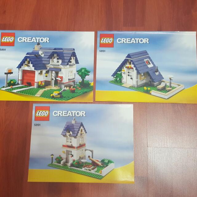 Lego 5981 Creator 3 In 1 Apple Tree Creator House With Many