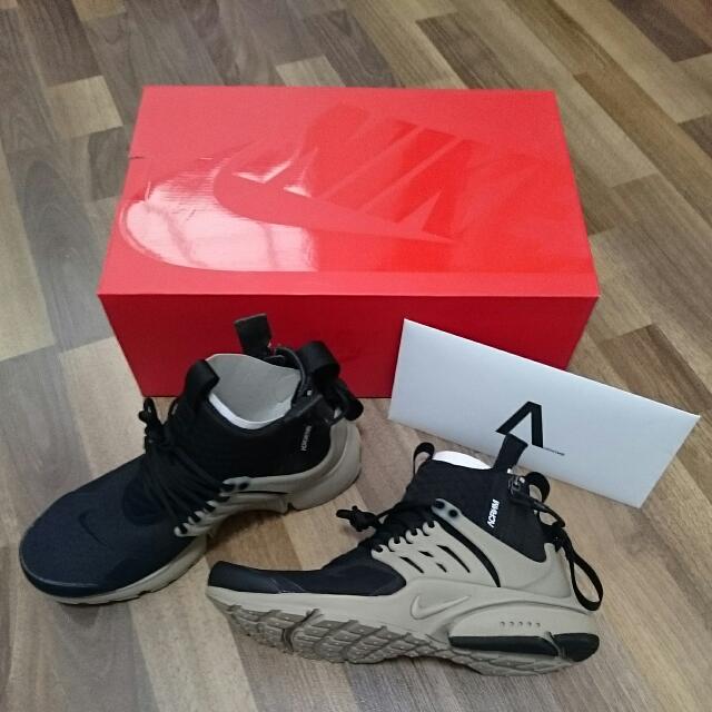 US6 7 3XS NikeLab Air Presto Mid Acronym Men s Fashion Footwear Sneakers on Carousell