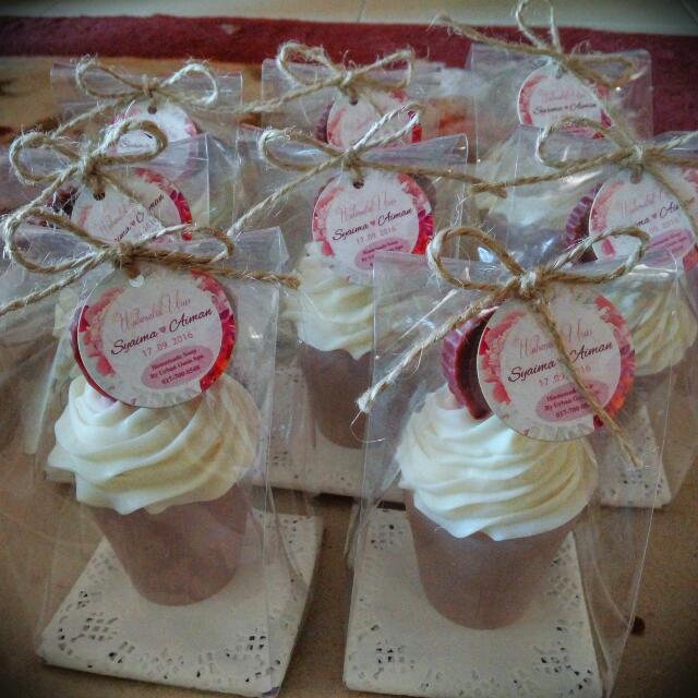 Organic Soap For Hantaran Kahwin Vip Doorgift Cup Cake Design Organic Soap 100 Organic