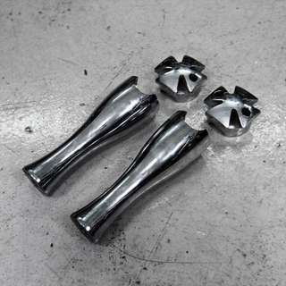 ✠ West Coast Choppers Iron Cross Risers ✠