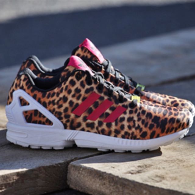 Adidas zx flux torsion leopard print animal clearance