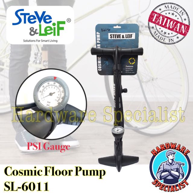 steve and leif bike pump