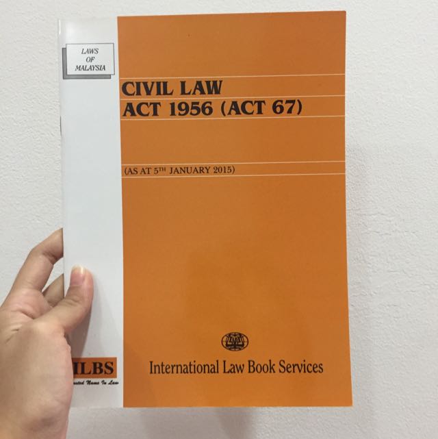 Civil Law Act 1956 Textbooks On Carousell