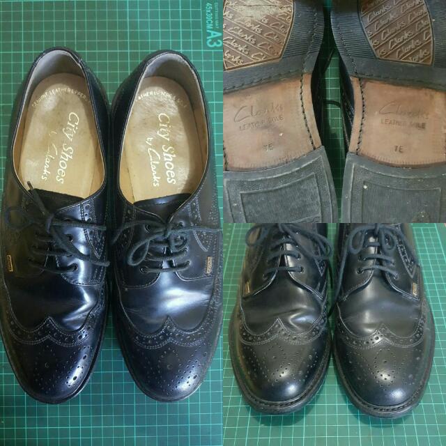 clarks shoes mens silver