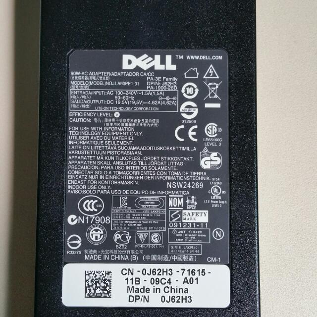 90W Slim AC Adapter Charger For Dell Studio 1735 1737 1745 1747 1749 Laptops - 19.5V