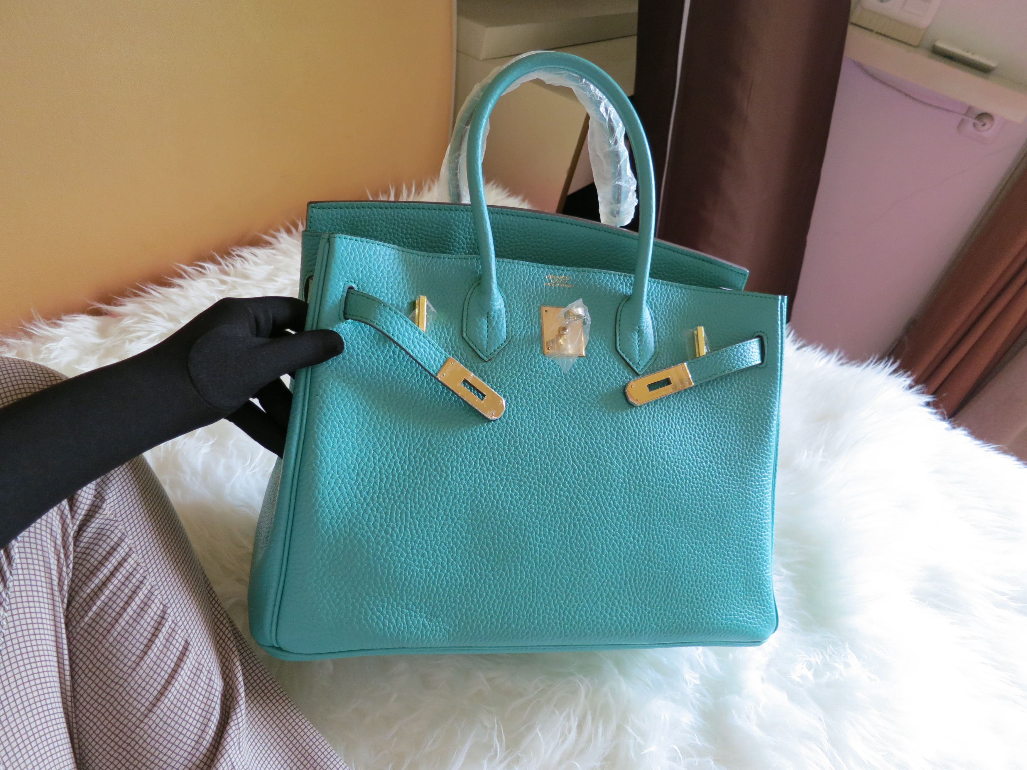 jual tas bag Hermes Birkin 35 ORI LEATHER MIRROR tosca Olshop Fashion Olshop Wanita di Carousell
